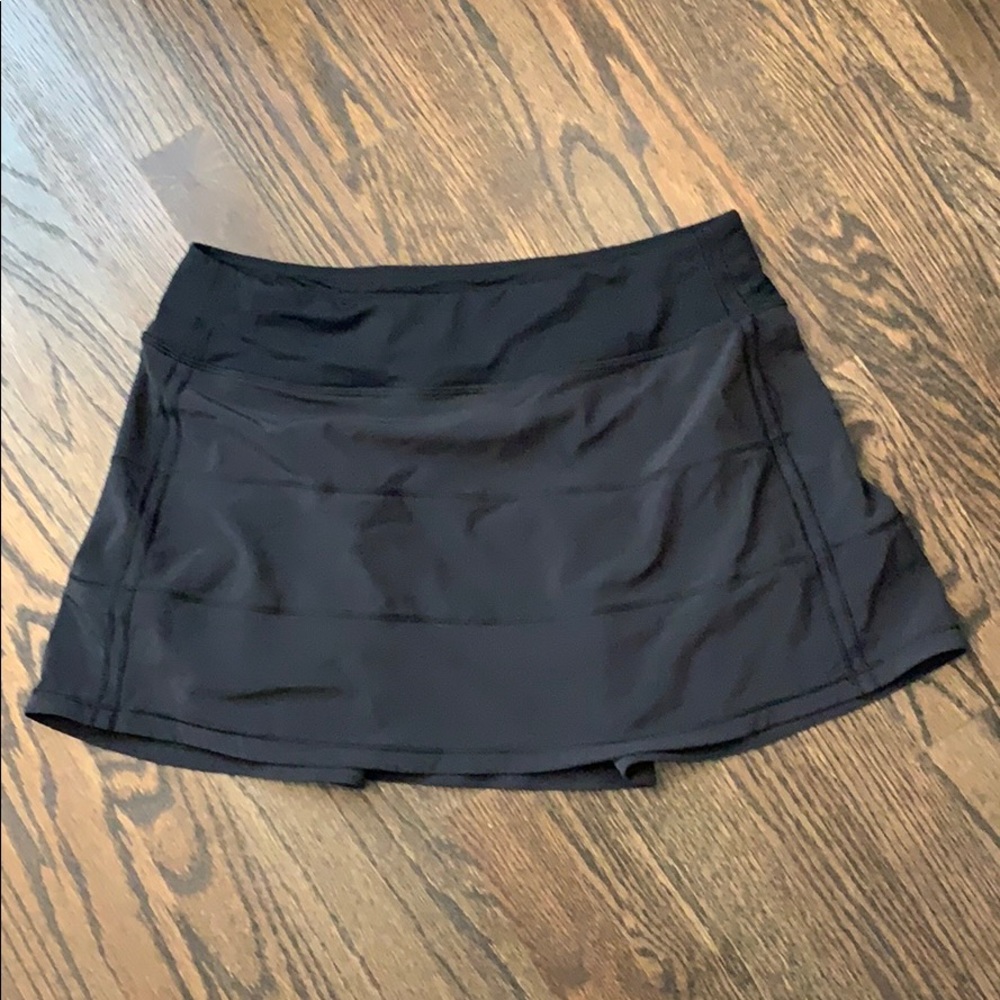 Lululemon Pace Rival skirt black size 8